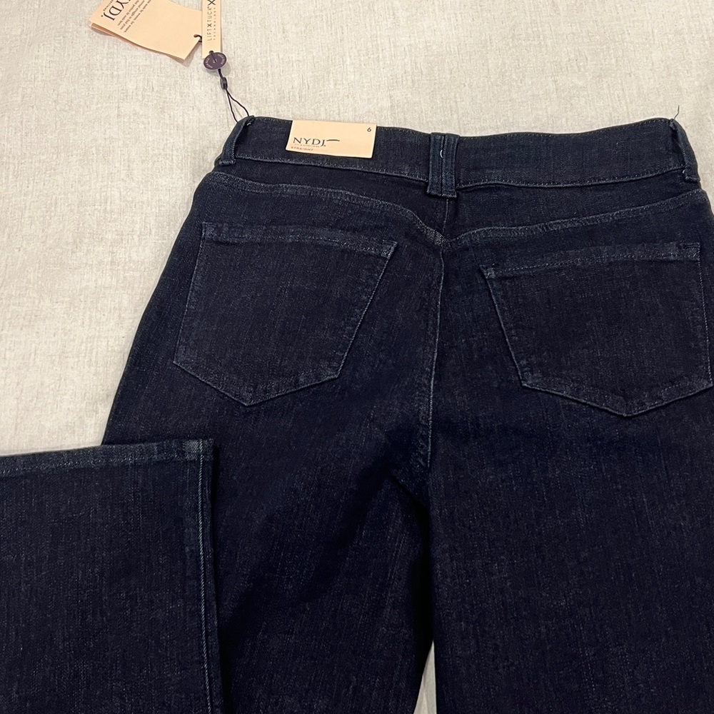 NYDJ Straight dark blue denim Jeans